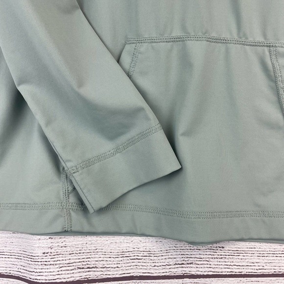 ATHLETA Green Hoodie Top Shirt Pullover Long Sleeve Size M - Picture 5 of 10